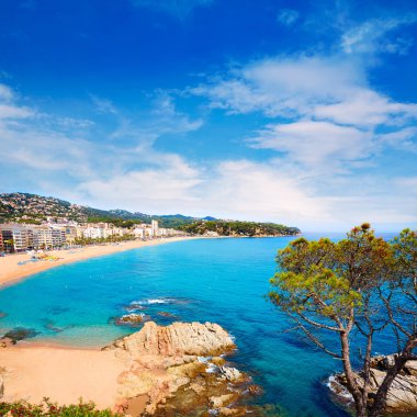 Costa Brava beach Lloret de Mar Katalonya İspanya