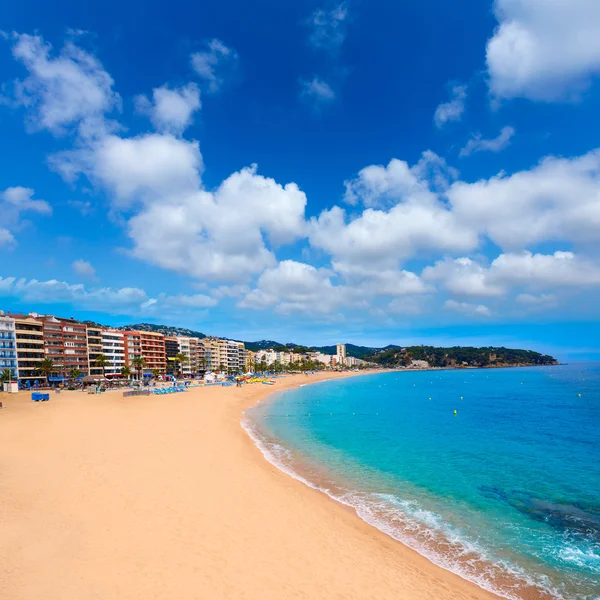 Costa Brava strand Lloret de Mar, Catalonië Spanje — Stockfoto