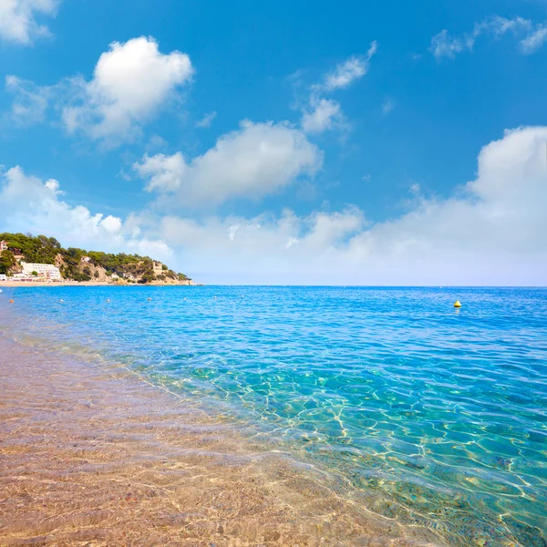 Costa Brava beach Lloret de Mar Katalóniában — Stock Fotó