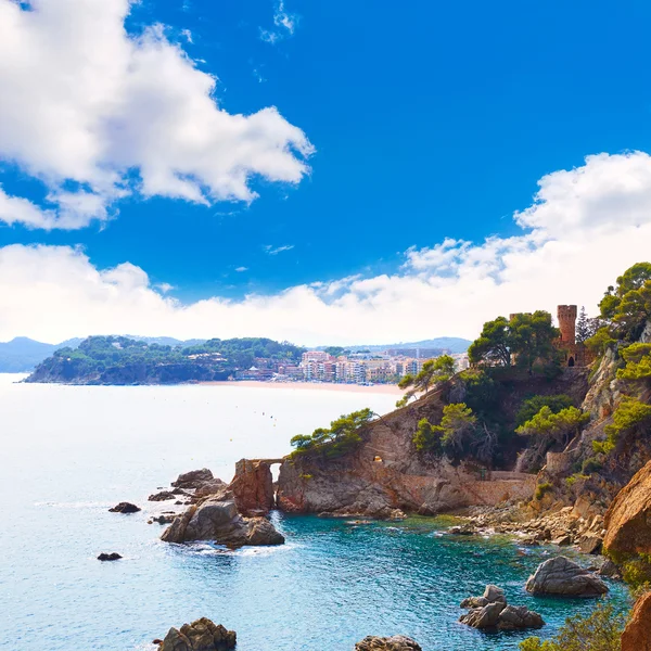 Трек Cami de Ronda на Lloret de Mar Costa Brava — стоковое фото