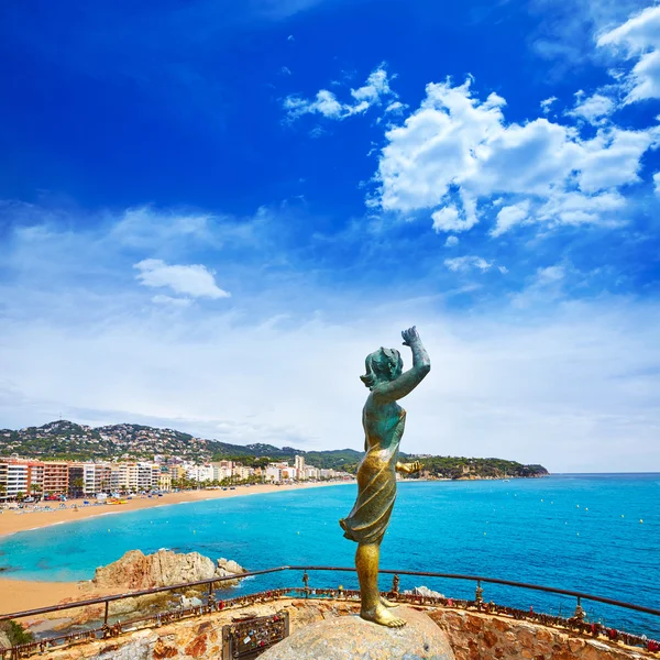 Mulher do mar em Lloret de Mar Mujer Marinera — Fotografia de Stock