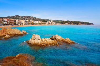 Costa Brava beach Lloret de Mar Katalonya İspanya