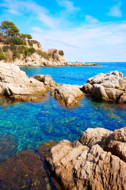 Costa Brava beach Lloret de Mar Katalonya İspanya