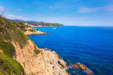 Costa Brava beach Lloret de Mar Katalonya İspanya