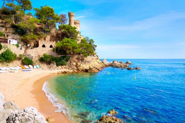 Bir Lloret de Mar Castell Plaja Sa Caleta, plaj
