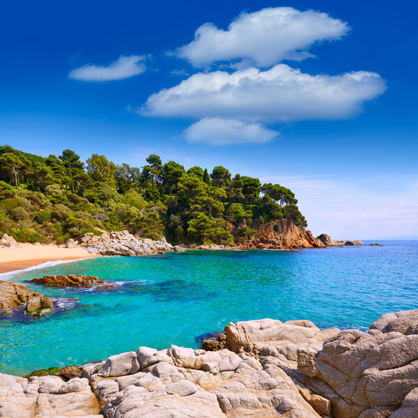 Cala Sa Boadella platja beach in Lloret de Mar