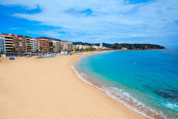Costa Brava plage Lloret de Mar Catalogne Espagne — Photo