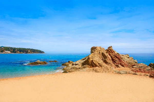 Costa brava strand lloret de mar katalonien spanien — Stockfoto