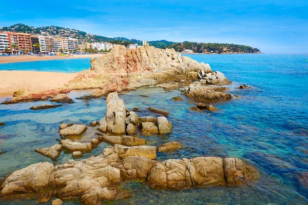 Costa Brava stranden Lloret de Mar Katalonien Spanien — Stockfoto