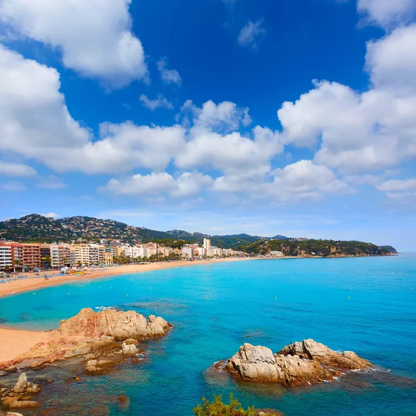 Spiaggia di Costa Brava Lloret de Mar Catalogna Spagna — Foto Stock
