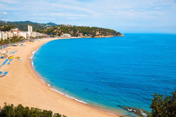 Praia da Costa Brava Lloret de Mar Catalunha Espanha — Fotografia de Stock