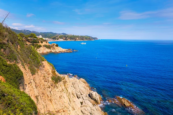 Spiaggia di Costa Brava Lloret de Mar Catalogna Spagna — Foto Stock