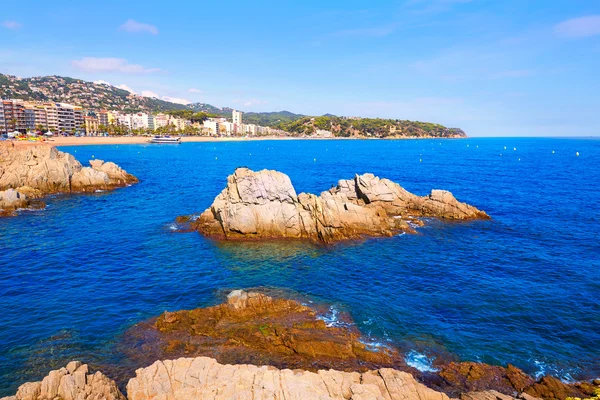 Costa Brava stranden Lloret de Mar Katalonien Spanien — Stockfoto