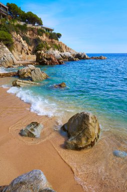 Costa Brava Lloret de Mar beach Camins de Ronda clipart