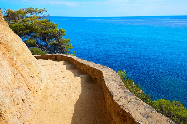 Cami de Ronda piste Lloret de Mar de Costa Brava — Photo