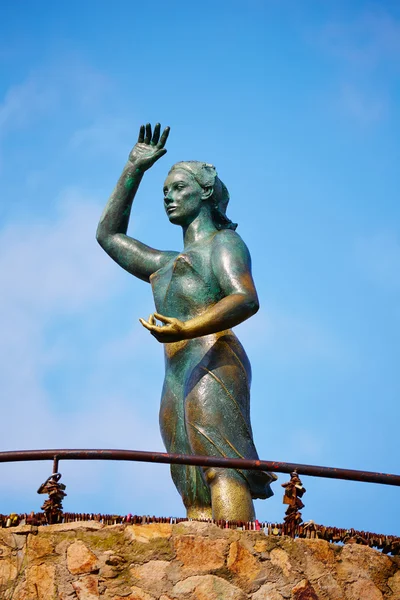 Mulher do mar em Lloret de Mar Mujer Marinera — Fotografia de Stock