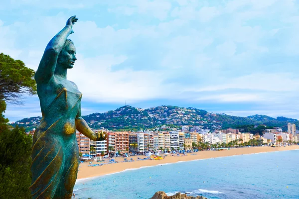 Mujer de mar en Lloret de Mar Mujer Marinera — Foto de Stock