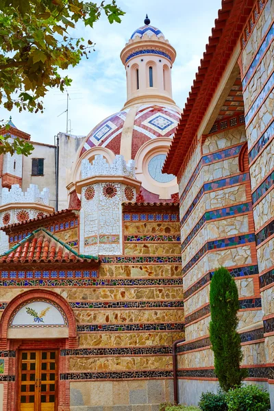 Lloret de Mar Sant Roma chuch in Costa Brava — Stock Photo, Image