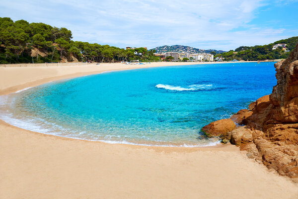 Platja Fenals Beach in Lloret de Mar Costa Brava