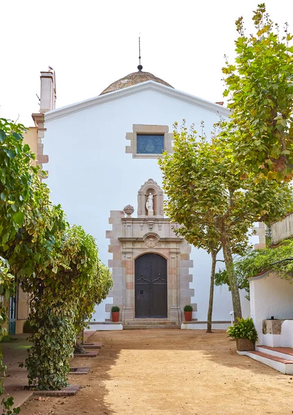 Santa Cristina Ermita hermitage i Lloret de Mar på Costa Brava - Stock-foto