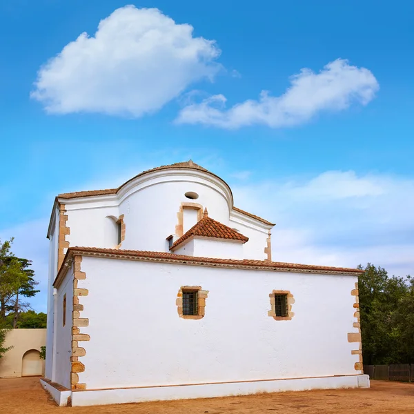 Santa Cristina Ermita hermitage i Lloret de Mar på Costa Brava — Stockfoto