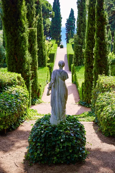 Santa Clotilde trädgårdar Lloret de Mar Costa Brava — Stockfoto