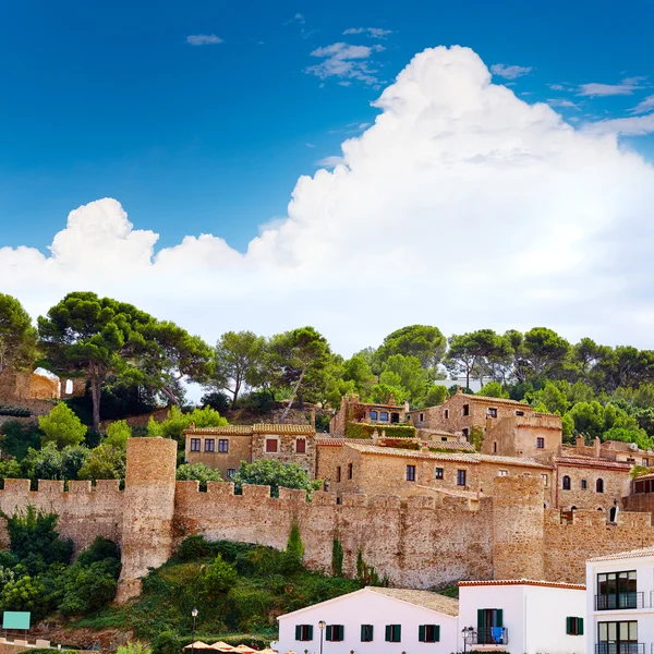 Tossa de Mar staré město Vila Vella v Costa Brava — Stock fotografie