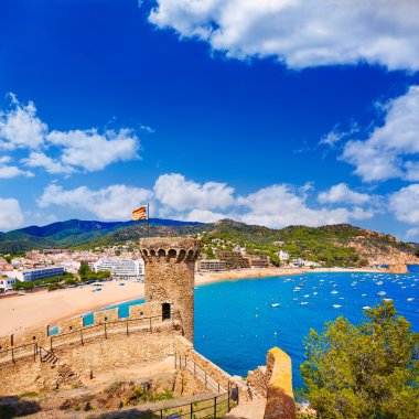 Tossa de Mar Kalesi, Costa Brava İspanya