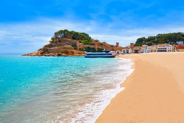 Tossa de mar strand an der costa brava von katalonien — Stockfoto