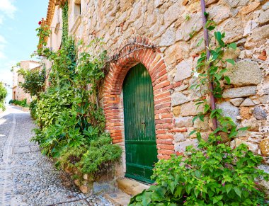 Tossa de Mar eski kasaba Vila Vella Costa Brava