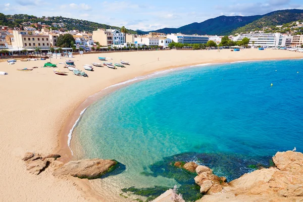 Tossa de Mar-stranden i Costa Brava i Katalonien — Stockfoto