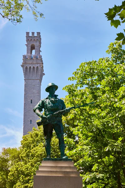 Cape Cod Provincetown Pilgrim tower Massachusetts — Stock Photo, Image