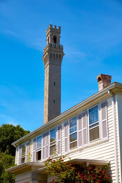 Cape Cod Provincetown zarándok torony Massachusetts — Stock Fotó