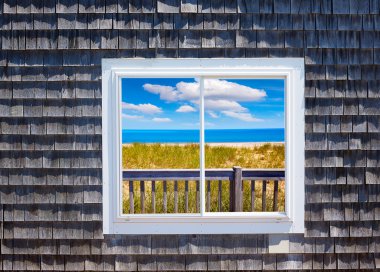 Cape Cod pencere photomount Massachusetts