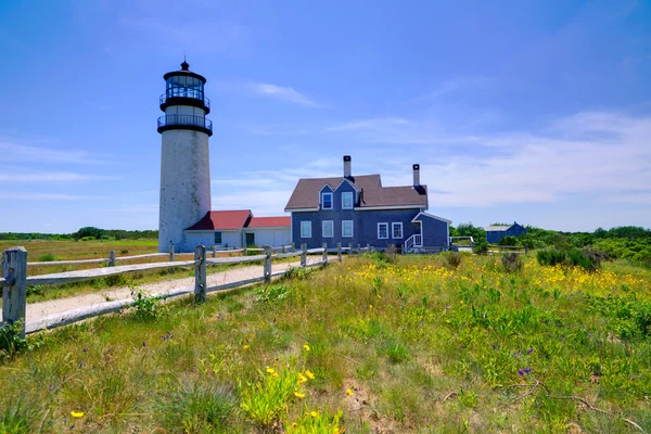 Cape Cod Truro fyr Massachusetts oss — Stockfoto