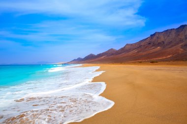 Cofete Fuerteventura kumsalda Kanarya Adaları