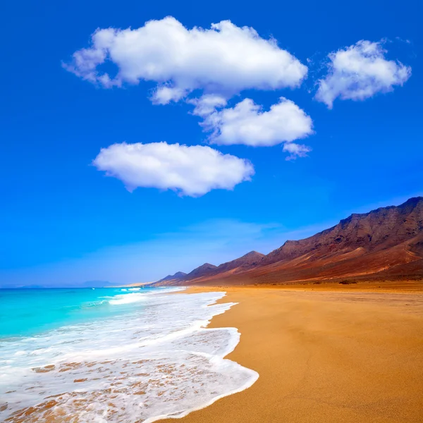 Cofete Praia de Fuerteventura nas Ilhas Canárias — Fotografia de Stock