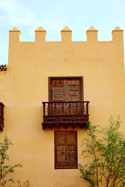 Casa de los Coroneles de Fuerteventura La Oliva — Foto de Stock