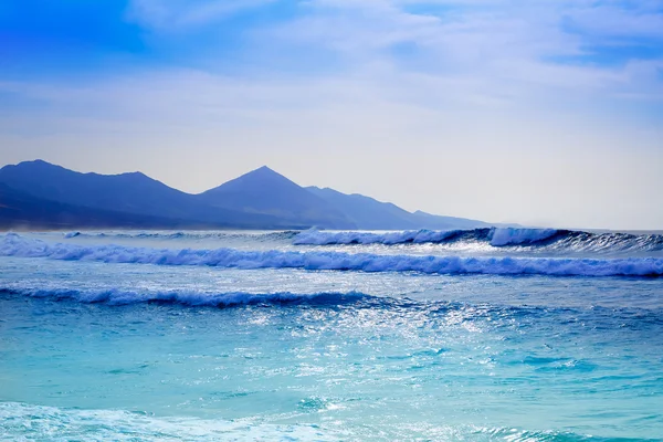 Cofete Praia de Fuerteventura nas Ilhas Canárias — Fotografia de Stock