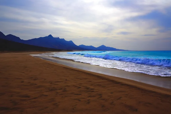 Cofete Praia de Fuerteventura nas Ilhas Canárias — Fotografia de Stock