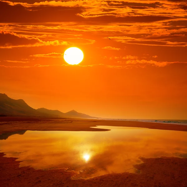 Cofete Fuerteventura playa en las Islas Canarias — Foto de Stock