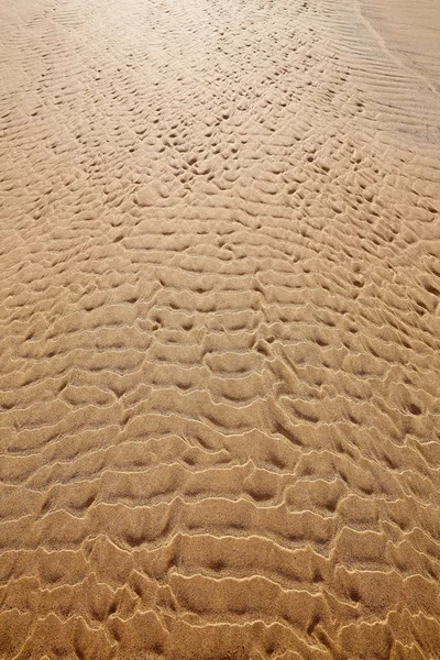 Tekstura piasku plaży Wyspy Kanaryjskie Fuerteventura — Zdjęcie stockowe