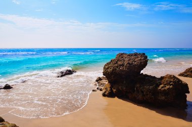 Morro Jable beach Fuerteventura Kanarya Adaları