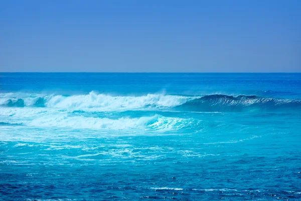 Jandia surf ondas de praia em Fuerteventura — Fotografia de Stock