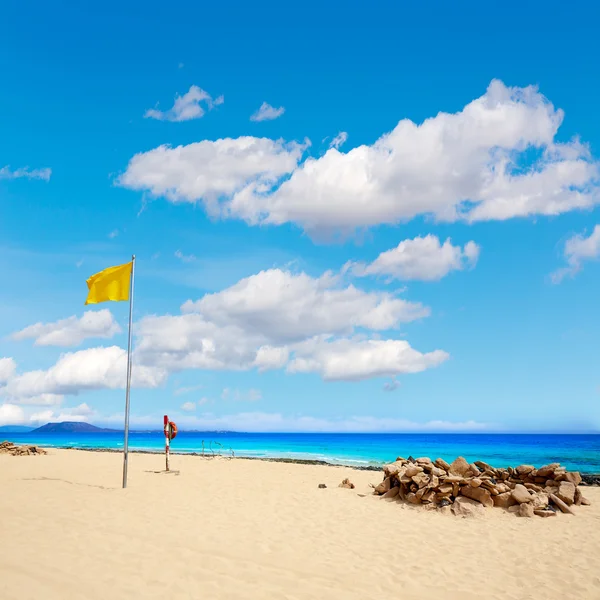 Strand van Corralejo Fuerteventura Canarische eilanden — Stockfoto