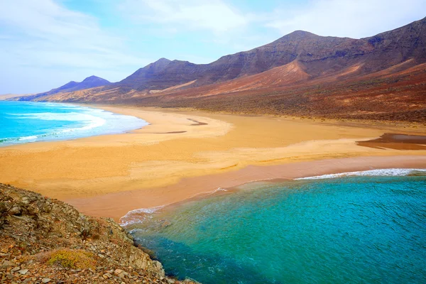 Pláži Cofete Fuerteventura na Kanárských ostrovech — Stock fotografie