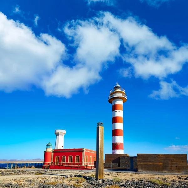 Toston lighthouse in El Cotillo at Fuerteventura — Stock Photo, Image