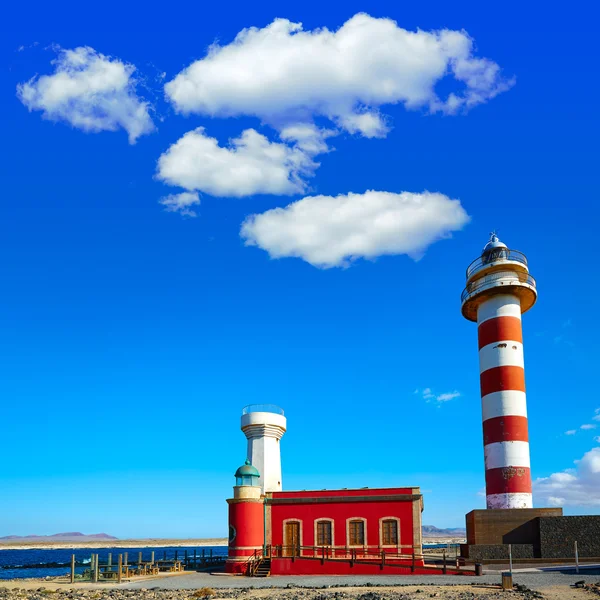 Toston lighthouse in El Cotillo at Fuerteventura — Stock Photo, Image