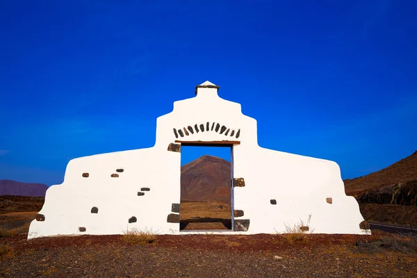 Fuerteventura island welcome monument sign — Stock Photo, Image