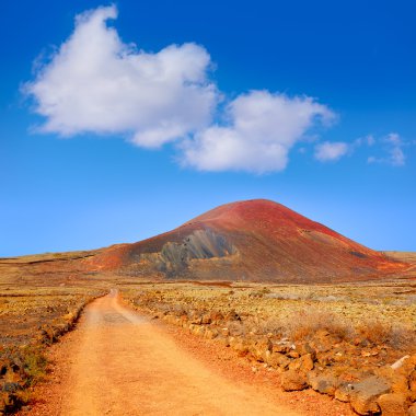 Lajares La Caldera dağ Fuerteventura